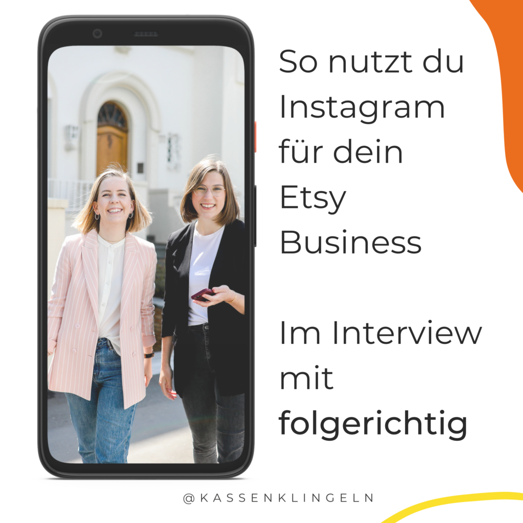 Instagram für Etsy Verkäufer - Interview mit folgerichtig
